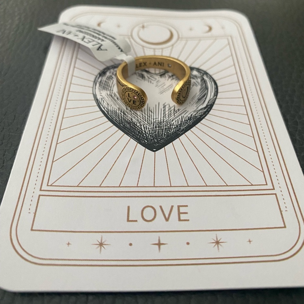 NWT Heart Motivation Wrap Ring!! Adjustable, beautiful, well made ring!